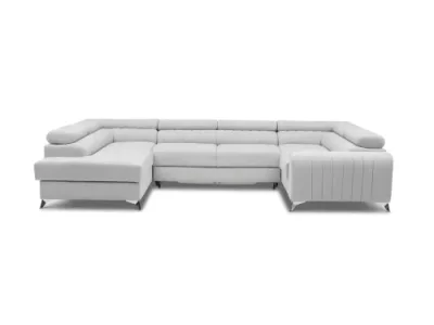 Detail produktu NABBI Lisbon U L rohová sedačka u s rozkladom a úložným priestorom mentolová