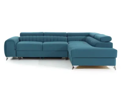 Detail produktu NABBI Lacante L rohová sedačka s rozkladom a úložným priestorom svetlosivá