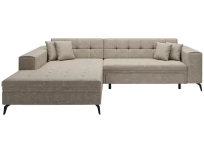 Detail produktu NABBI Savio L rohová sedačka s rozkladom béžová