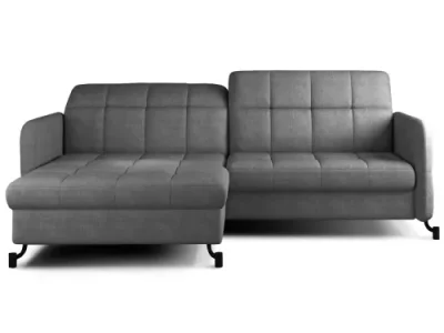 Detail produktu NABBI Lante L rohová sedačka s rozkladom a úložným priestorom tmavosivá