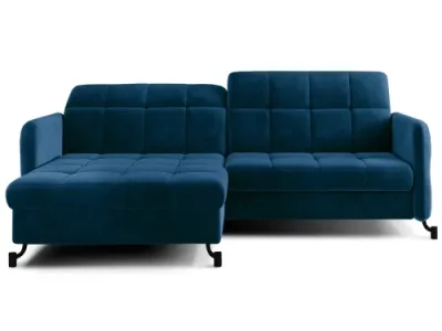 Detail produktu NABBI Lante L rohová sedačka s rozkladom a úložným priestorom tmavomodrá