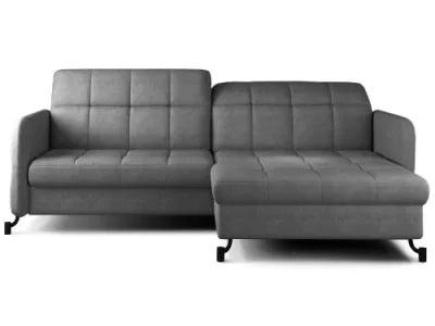 Detail produktu NABBI Lante P rohová sedačka s rozkladom a úložným priestorom tmavosivá