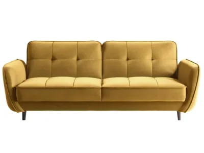 Detail produktu NABBI Baltino rozkladacia pohovka s úložným priestorom horčicová