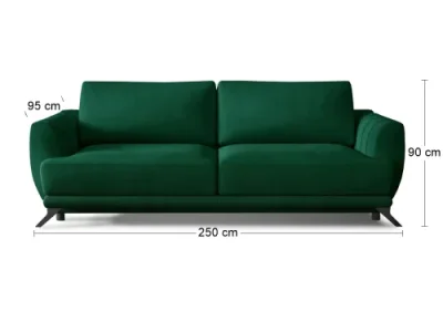 Detail produktu NABBI Meri rozkladacia pohovka s úložným priestorom tmavozelená