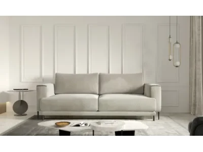 NABBI Dena rozkladacia pohovka s úložným priestorom béžová