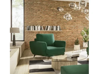 Detail produktu NABBI Meri 3+1+1 rozkladacia sedacia súprava s úložným priestorom tmavozelená