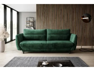 Detail produktu NABBI Salma 3+1+1 rozkladacia sedacia súprava s úložným priestorom tmavozelená