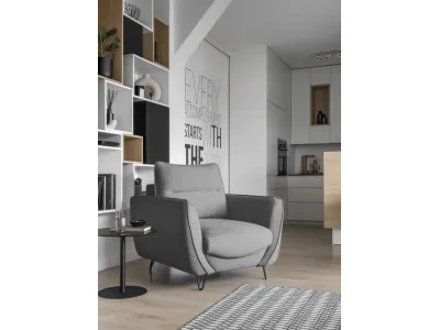 Detail produktu NABBI Salma 3+1+1 rozkladacia sedacia súprava s úložným priestorom svetlosivá