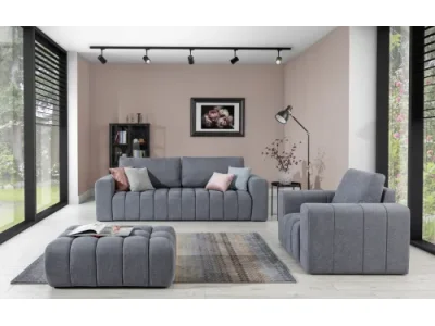 Detail produktu NABBI Losta 3+1+1 rozkladacia sedacia súprava s úložným priestorom svetlozelená