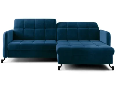 Detail produktu NABBI Lante P rohová sedačka s rozkladom a úložným priestorom tmavomodrá