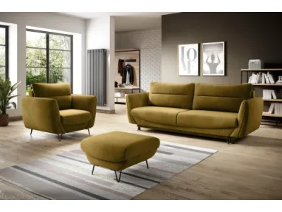 Detail produktu NABBI Salma 1F kreslo horčicová