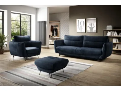 Detail produktu NABBI Salma 1F kreslo tmavomodrá