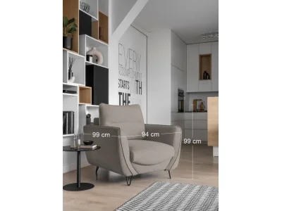 Detail produktu NABBI Salma 1F kreslo béžová