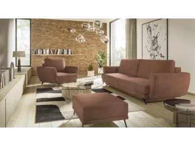 Detail produktu NABBI Meri 1F kreslo tmavoružová