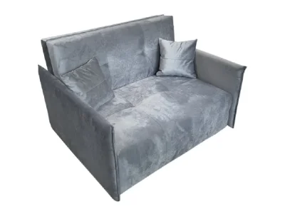 KONDELA Alana rozkladacia pohovka svetlosivá