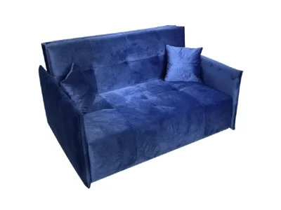 KONDELA Alana rozkladacia pohovka tmavomodrá