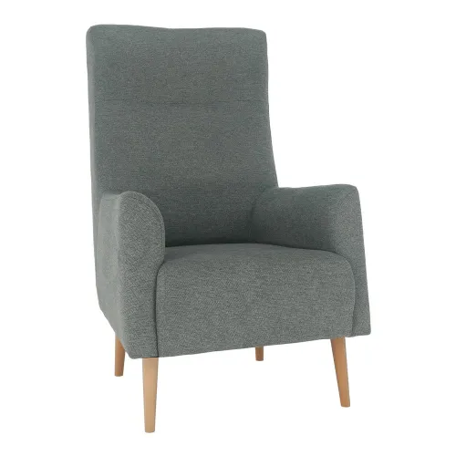 KONDELA Samy kreslo (ušiak) mentol / buk