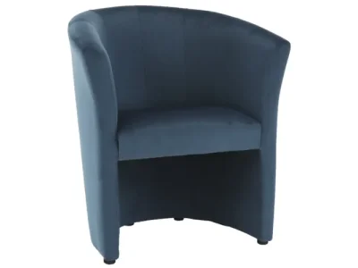 KONDELA Cuba konferenčné kreslo modrá látka