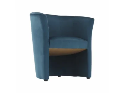 Detail produktu KONDELA Cuba konferenčné kreslo modrá látka
