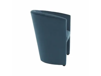 Detail produktu KONDELA Cuba konferenčné kreslo modrá látka