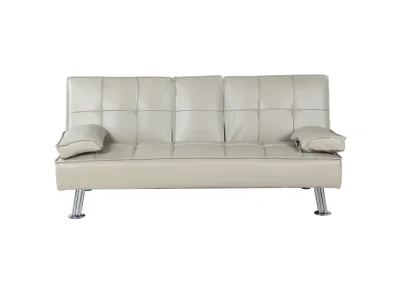 KONDELA Goldia New rozkladacia pohovka béžová ekokoža