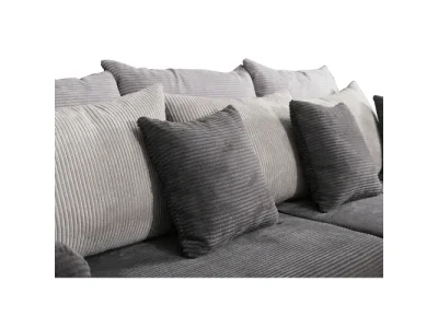 Detail produktu KONDELA Gilen Big Sofa rozkladacia pohovka s úložným priestorom sivá / svetlosivá / béžová