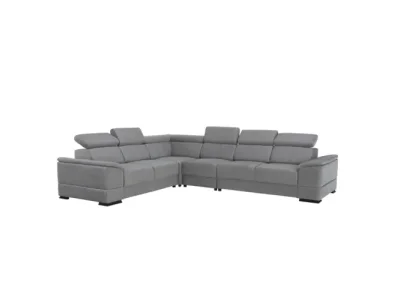 Detail produktu KONDELA Segoria P rohová sedačka sivá