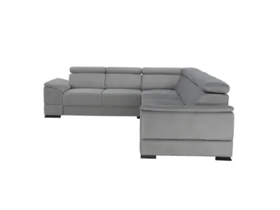 Detail produktu KONDELA Segoria P rohová sedačka sivá