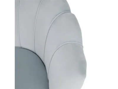 Detail produktu KONDELA Noblin dvojsedačka sivomodrá (Velvet) / zlatá