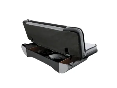 Detail produktu KONDELA Guru rozkladacia pohovka s úložným priestorom svetlosivá / sivá