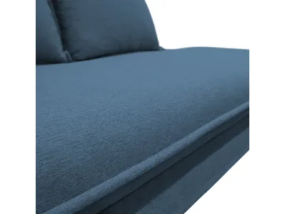 Detail produktu KONDELA Lamba P leňoška s úložným priestorom modrá