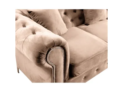 Detail produktu KONDELA Romano dvojsedačka svetlohnedá