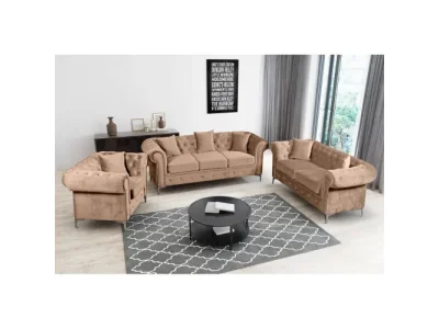 Detail produktu KONDELA Romano kreslo svetlohnedá