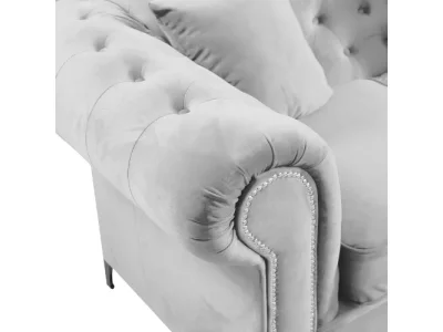 Detail produktu KONDELA Romano trojsedačka svetlosivá