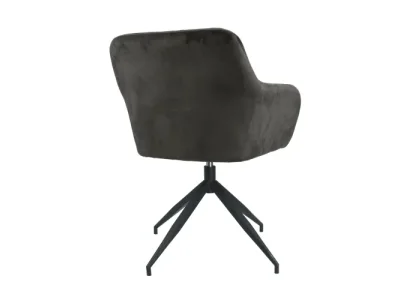 Detail produktu KONDELA Veleza New dizajnové otočné kreslo hnedá (Velvet)