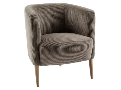 KONDELA Alien kreslo sivobéžová (taupe) / buk