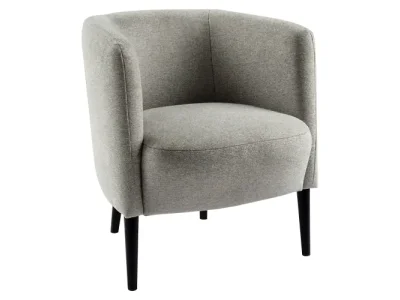 Detail produktu KONDELA Alien kreslo svetlosivá / čierna