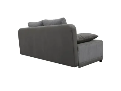 Detail produktu KONDELA Senty rozkladacia pohovka s úložným priestorom sivá