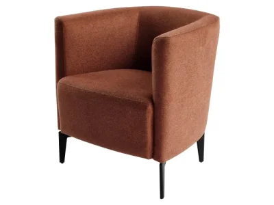 Detail produktu KONDELA Kapy konferenčné kreslo terakota / čierna