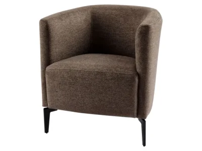 KONDELA Kapy konferenčné kreslo hnedá / čierna