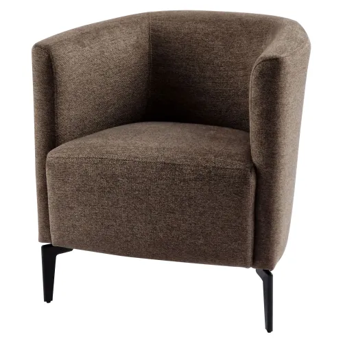 KONDELA Kapy konferenčné kreslo hnedá / čierna