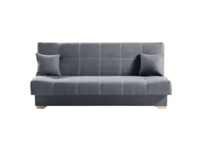 Detail produktu KONDELA Giny rozkladacia pohovka s úložným priestorom sivá