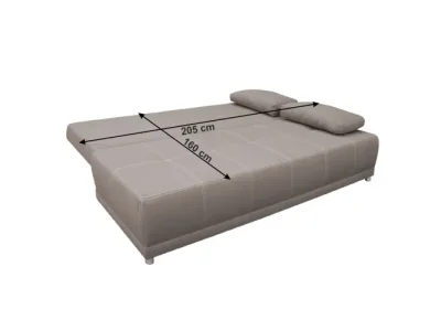 Detail produktu KONDELA Rasty rozkladacia pohovka s úložným priestorom sivobéžová (taupe) / krémová
