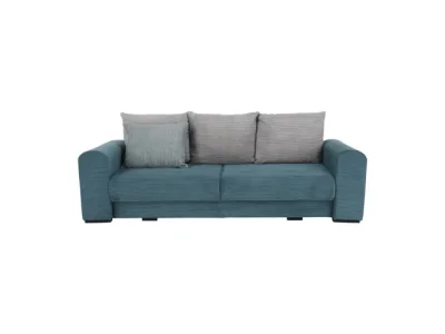 Detail produktu KONDELA Gilen Big Sofa rozkladacia pohovka s úložným priestorom modrá / mentolová / svetlosivá