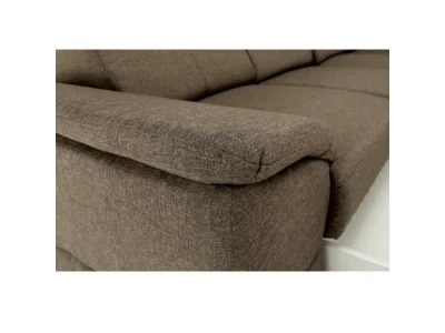 Detail produktu KONDELA Segoria Lux L/P rohová sedačka s rozkladom sivohnedá (taupe)