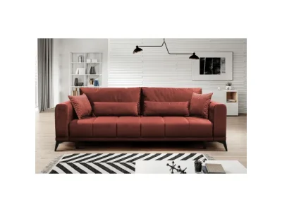 Detail produktu KONDELA Grace Big Sofa rozkladacia pohovka s úložným priestorom terakota