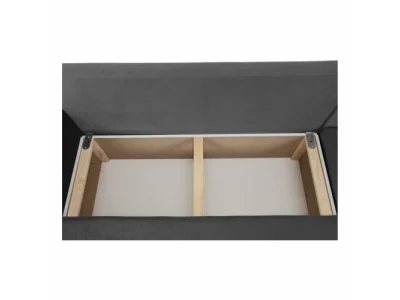 Detail produktu KONDELA Paulita New L/P rohová sedačka s rozkladom sivá / čierna