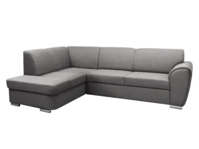 Detail produktu KONDELA Kenai Roh L rohová sedačka s rozkladom a úložným priestorom sivá