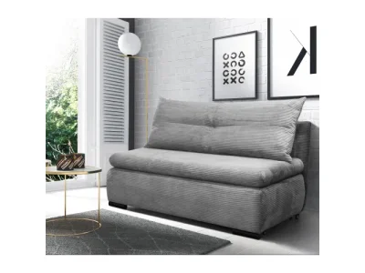 Detail produktu KONDELA Keny 2R rozkladacie kreslo s úložným priestorom svetlosivá