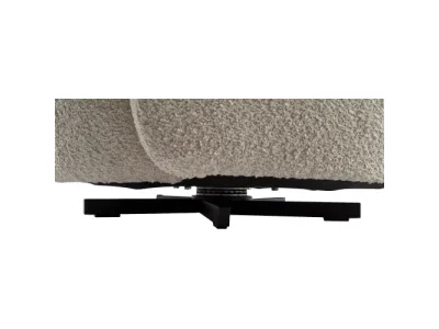 Detail produktu KONDELA Envy otočné konferenčné kreslo béžová / čierna